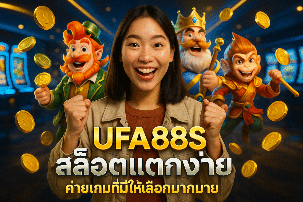 UFA88S สล็อตแตกง่าย ค่ายเกมที่มีให้เลือกมากมาย