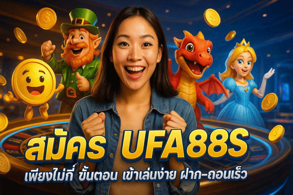 สมัคร UFA88S เพียงไม่กี่ขั้นตอน เข้าเล่นง่าย ฝาก-ถอนเร็ว